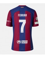Barcelona Ferran Torres #7 Kotipaita 2023-24 Lyhythihainen